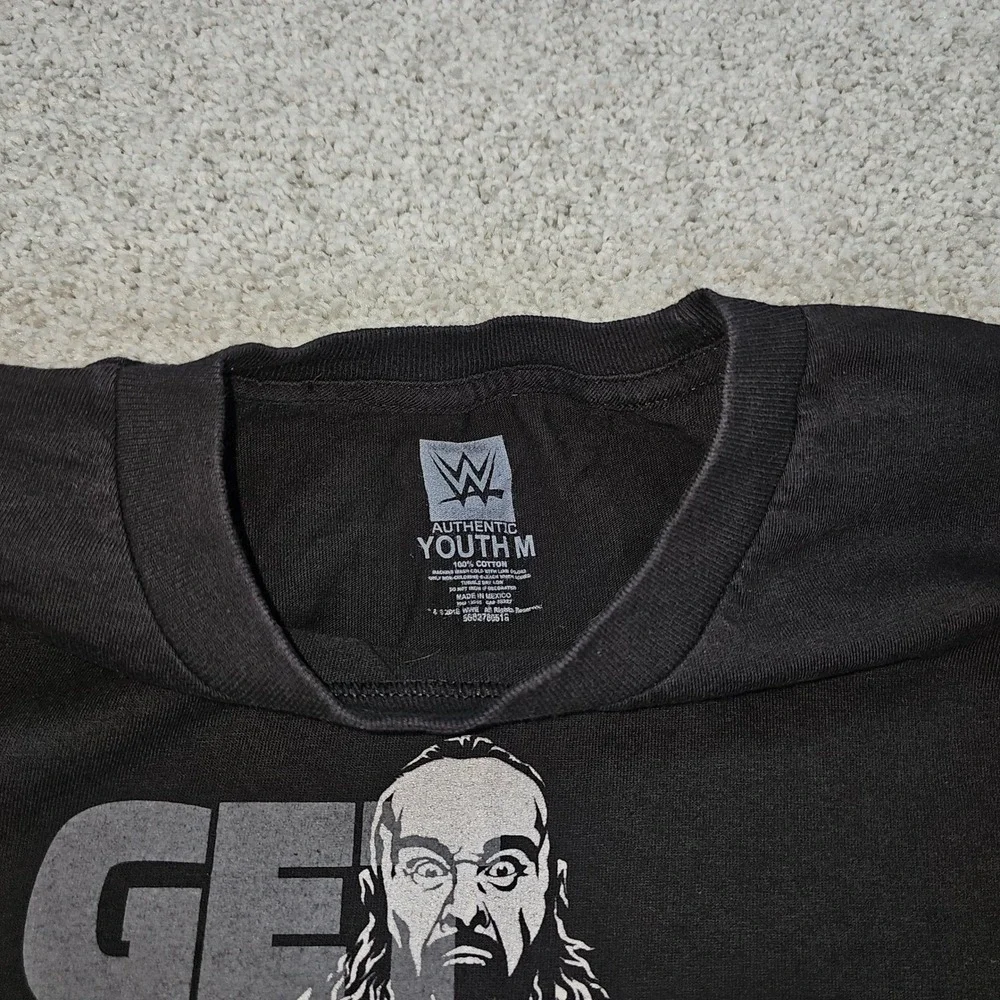 WWE Braun Strowman Get These Hands Youth Medium TShirt Black Wrestling Authentic